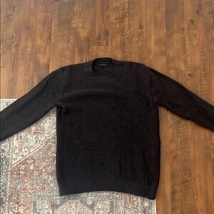 Banana Republic Factory Black Crewneck Sweater